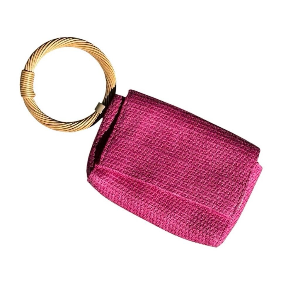 A New Day Women's O Ring Keychain Pink Small Pouch Coin Purse Bag